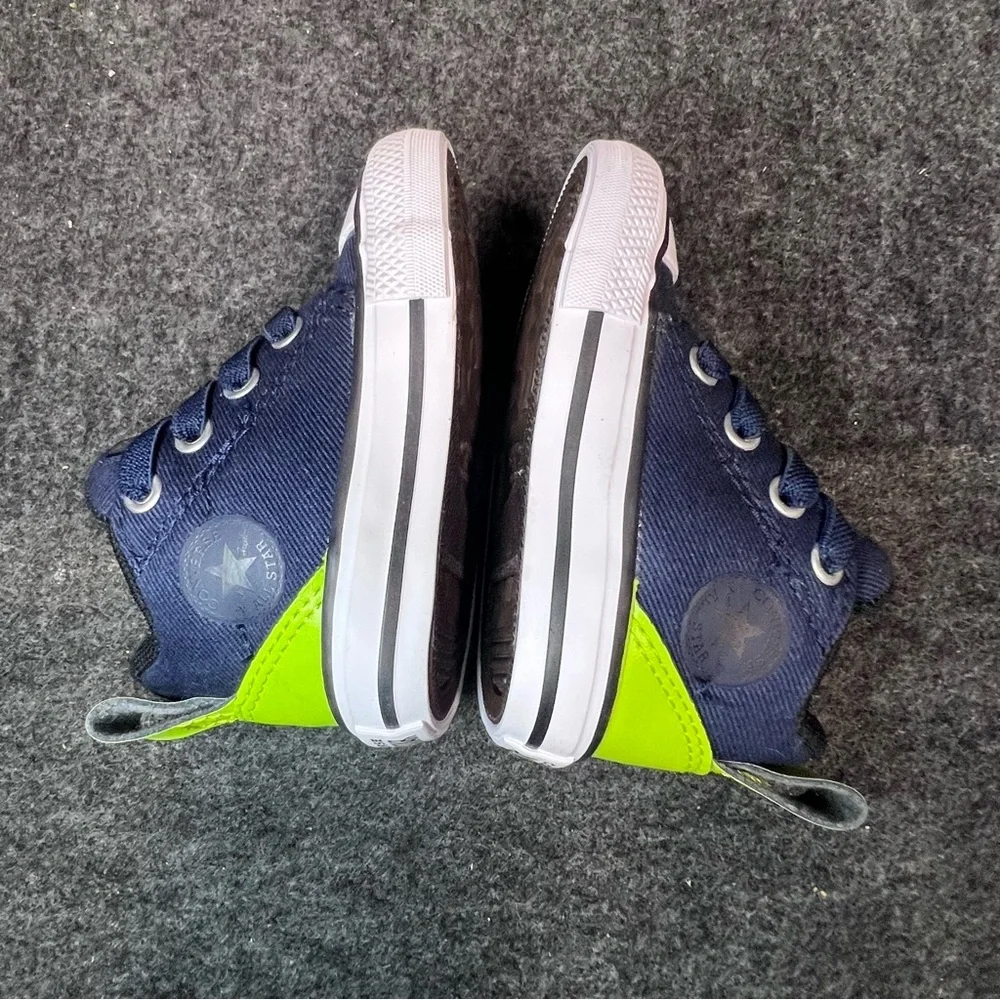 Converse Chuck Taylor All Star Axel Sneaker Infant Baby Navy/Green Shoes Size 3